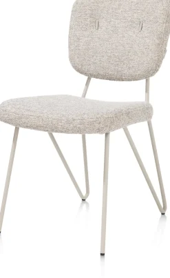 XOOON Eetkamerstoel June met frame in de kleur Groen -^ Eetkamerstoelen