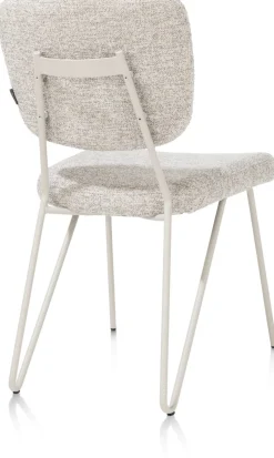 XOOON Eetkamerstoel June met frame in de kleur Groen -^ Eetkamerstoelen