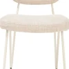 XOOON Eetkamerstoel June met frame in de kleur Crème -^ Eetkamerstoelen
