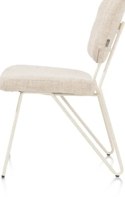XOOON Eetkamerstoel June met frame in de kleur Crème -^ Eetkamerstoelen