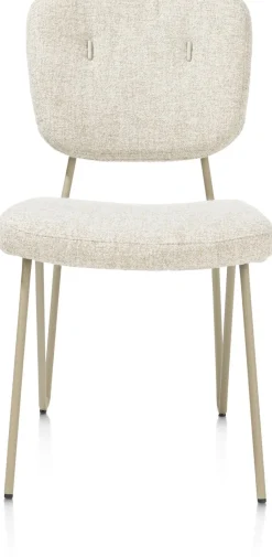 XOOON Eetkamerstoel June met frame in de kleur Groen -^ Eetkamerstoelen