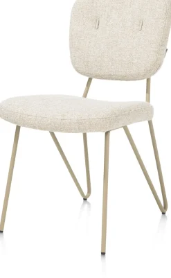 XOOON Eetkamerstoel June met frame in de kleur Groen -^ Eetkamerstoelen