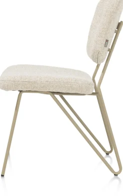 XOOON Eetkamerstoel June met frame in de kleur Groen -^ Eetkamerstoelen