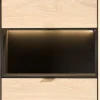XOOON Elements, bergkast smal - 60 cm. - 1-deur + 2-laden + 1-niche + led incl. metalen poten - natural^ Bergkasten