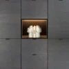 XOOON Elements eikenfineer dressette met niche + LED 150cm^ Bergkasten