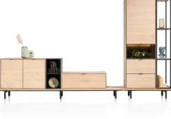 XOOON ELEMENTS set van 2 metalen U-poten en 2 X-poten -^ Dressoirs|Bergkasten