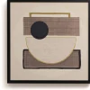 XOOON Encounter schilderij (100x100cm) in de kleur Zwart - COCOmaison^ Wanddecoraties|Woonaccessoires