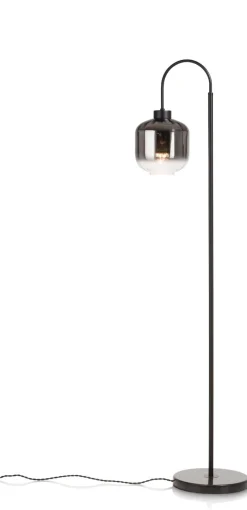 XOOON Essex vloerlamp 1*E27 in de kleur Antraciet - COCOmaison^ Vloerlampen