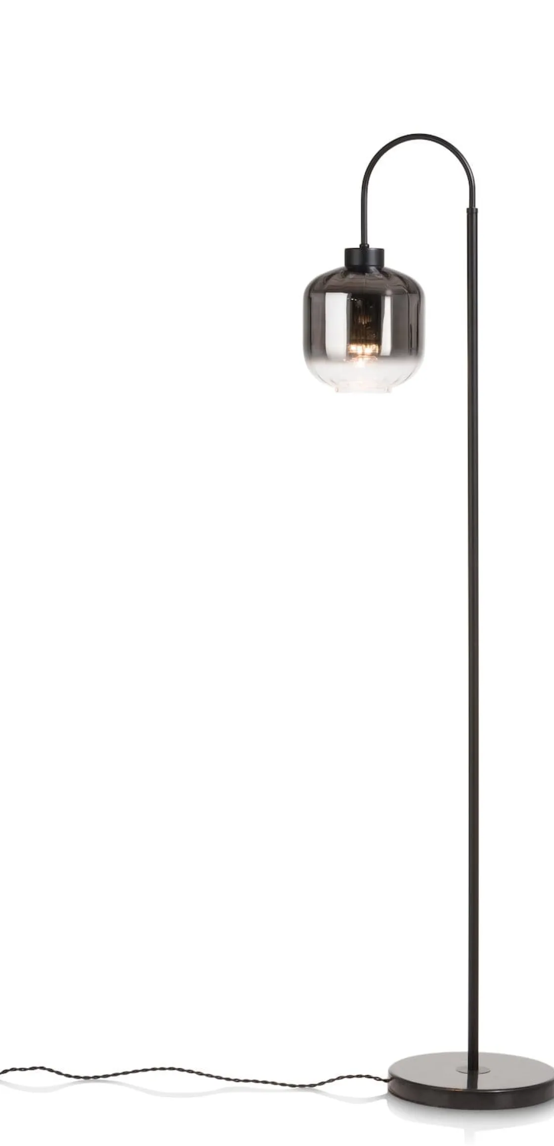 XOOON Essex vloerlamp 1*E27 in de kleur Antraciet - COCOmaison^ Vloerlampen