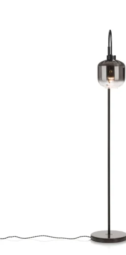 XOOON Essex vloerlamp 1*E27 in de kleur Antraciet - COCOmaison^ Vloerlampen