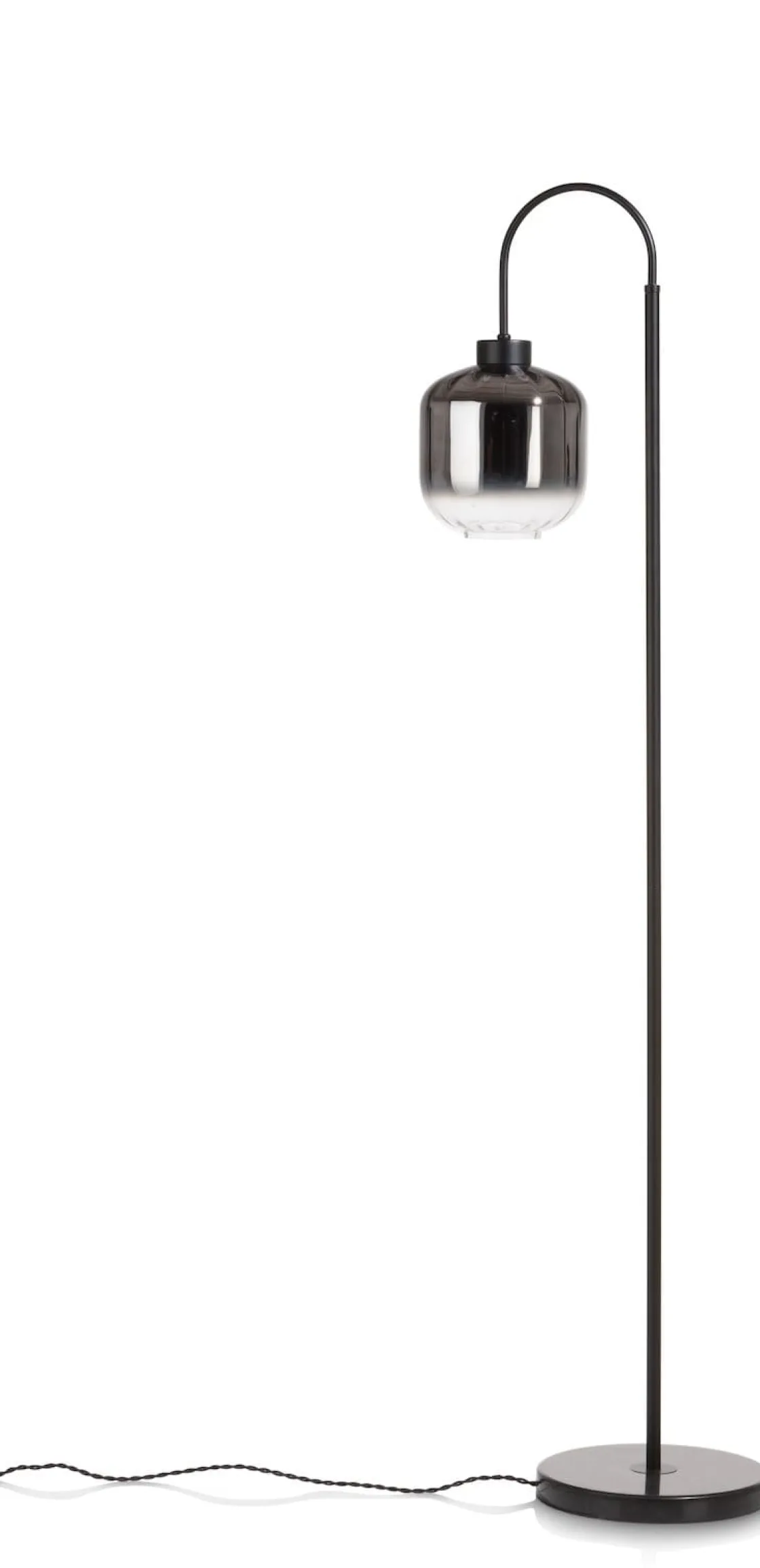 XOOON Essex vloerlamp 1*E27 in de kleur Antraciet - COCOmaison^ Vloerlampen