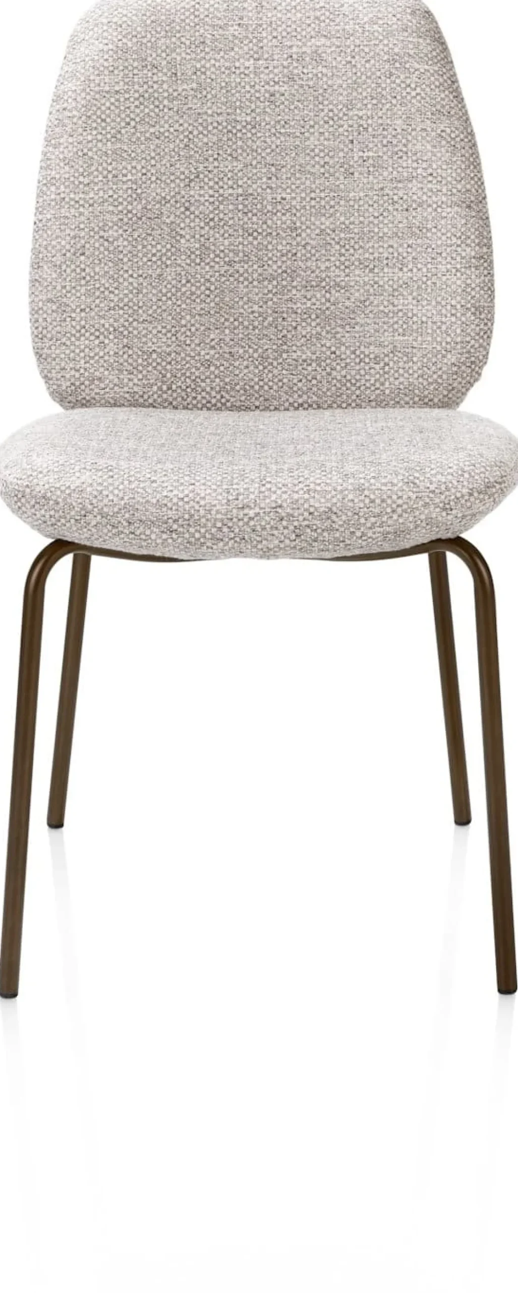 XOOON Fae, eetkamerstoel - 4-pootjes steelbrown - stof Bellini - Kiezel^ Eetkamerstoelen