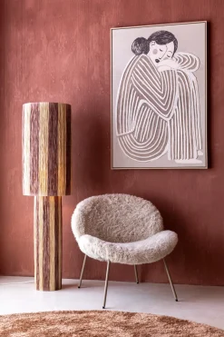 XOOON Fae schilderij 80x120cm in kleur Crème shop je bij COCOmaison^ Wanddecoraties|Woonaccessoires