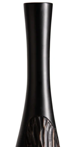 XOOON Faye vaas H75cm in de kleur Zwart - COCOmaison^ Woonaccessoires