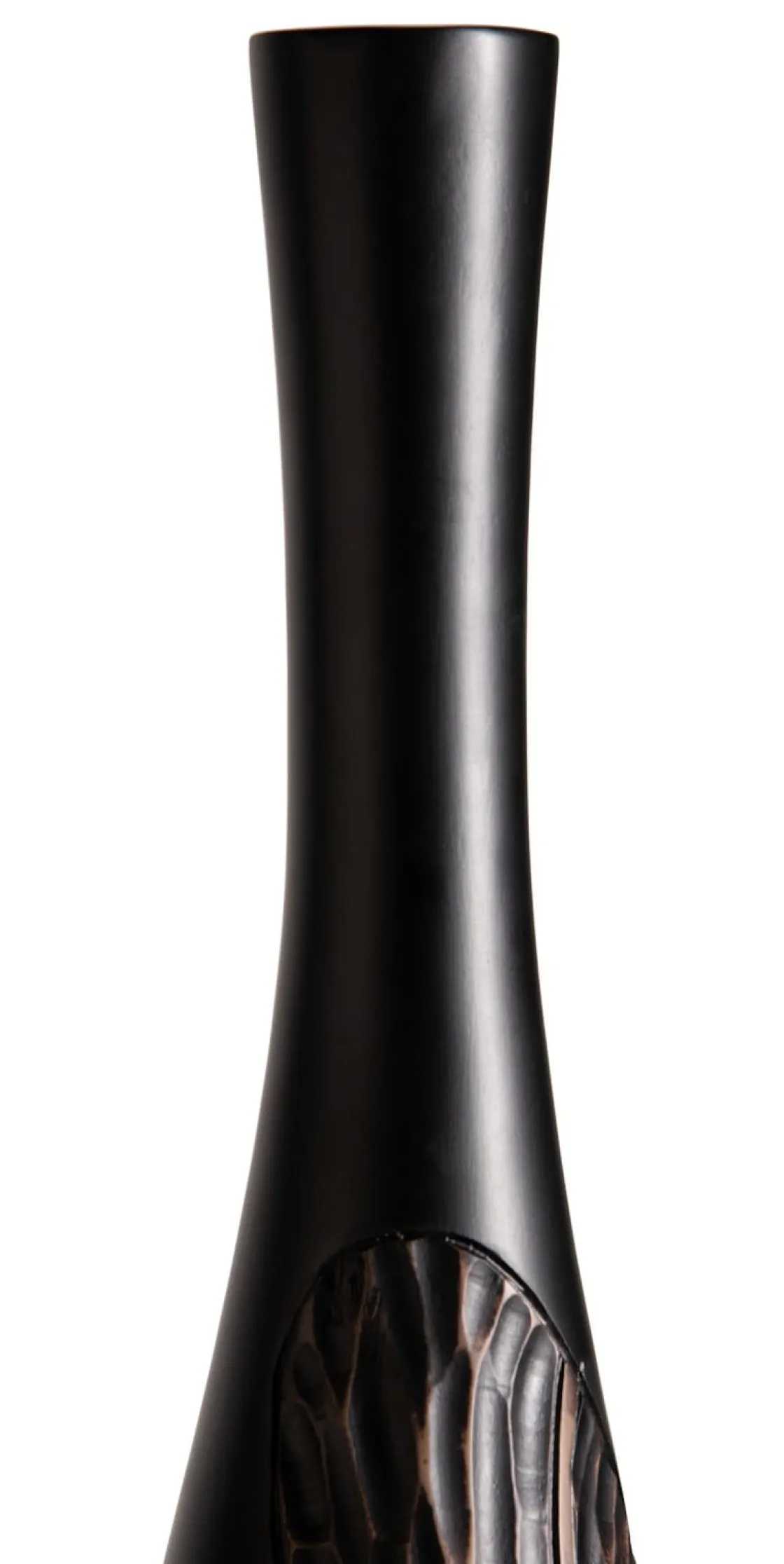 XOOON Faye vaas H75cm in de kleur Zwart - COCOmaison^ Woonaccessoires