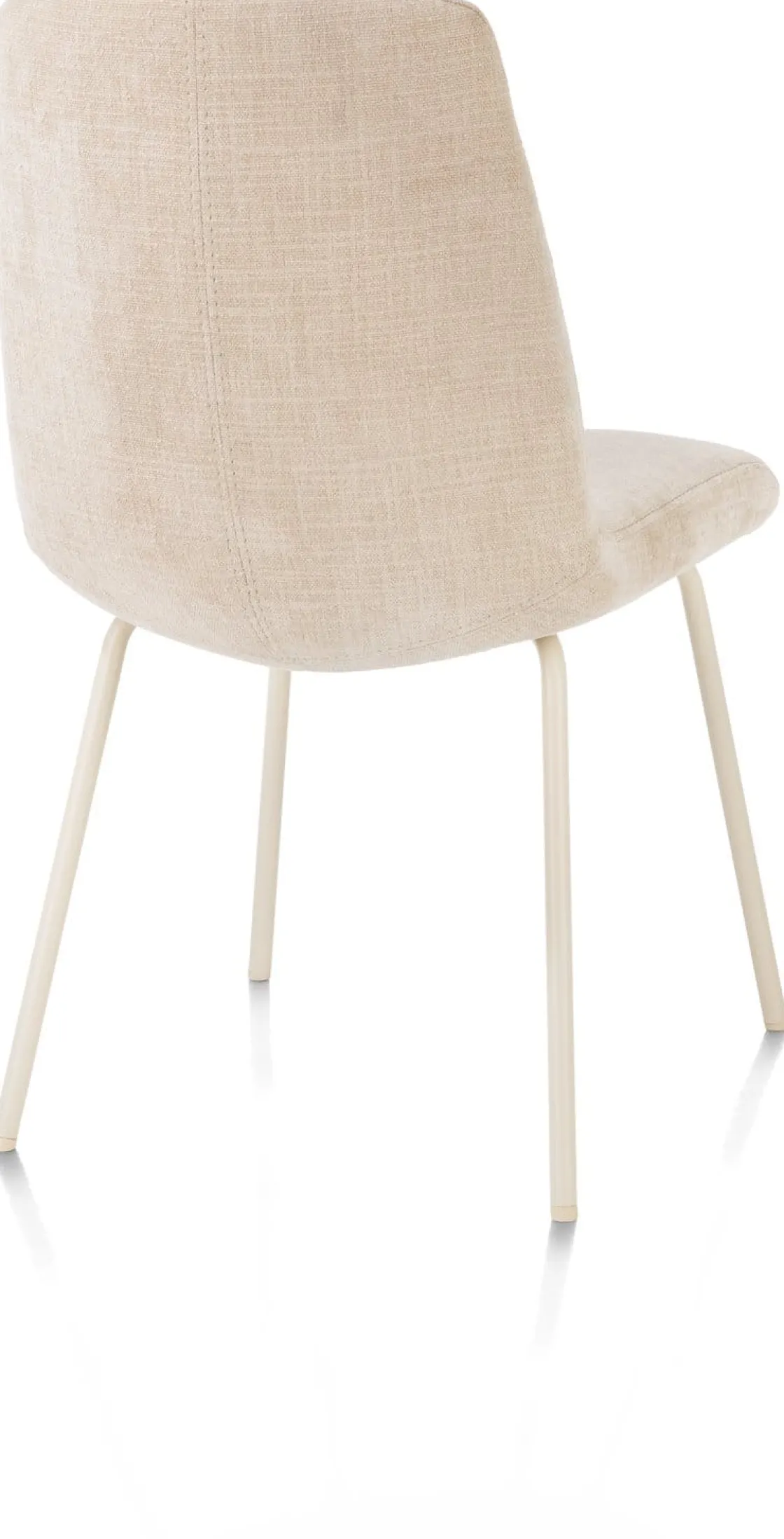 XOOON Filipo eetkamerstoel in de kleur Crème -^ Eetkamerstoelen