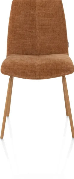 XOOON Filipo eetkamerstoel in de kleur Koper -^ Eetkamerstoelen