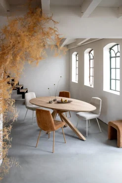 XOOON Filipo eetkamerstoel in de kleur Koper -^ Eetkamerstoelen