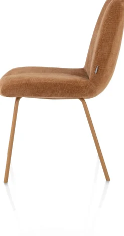 XOOON Filipo eetkamerstoel in de kleur Koper -^ Eetkamerstoelen