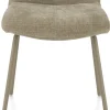 XOOON Filipo eetkamerstoel stof Cadiz in de kleur Olijf -^ Eetkamerstoelen