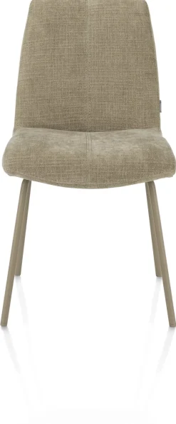 XOOON Filipo eetkamerstoel stof Cadiz in de kleur Olijf -^ Eetkamerstoelen