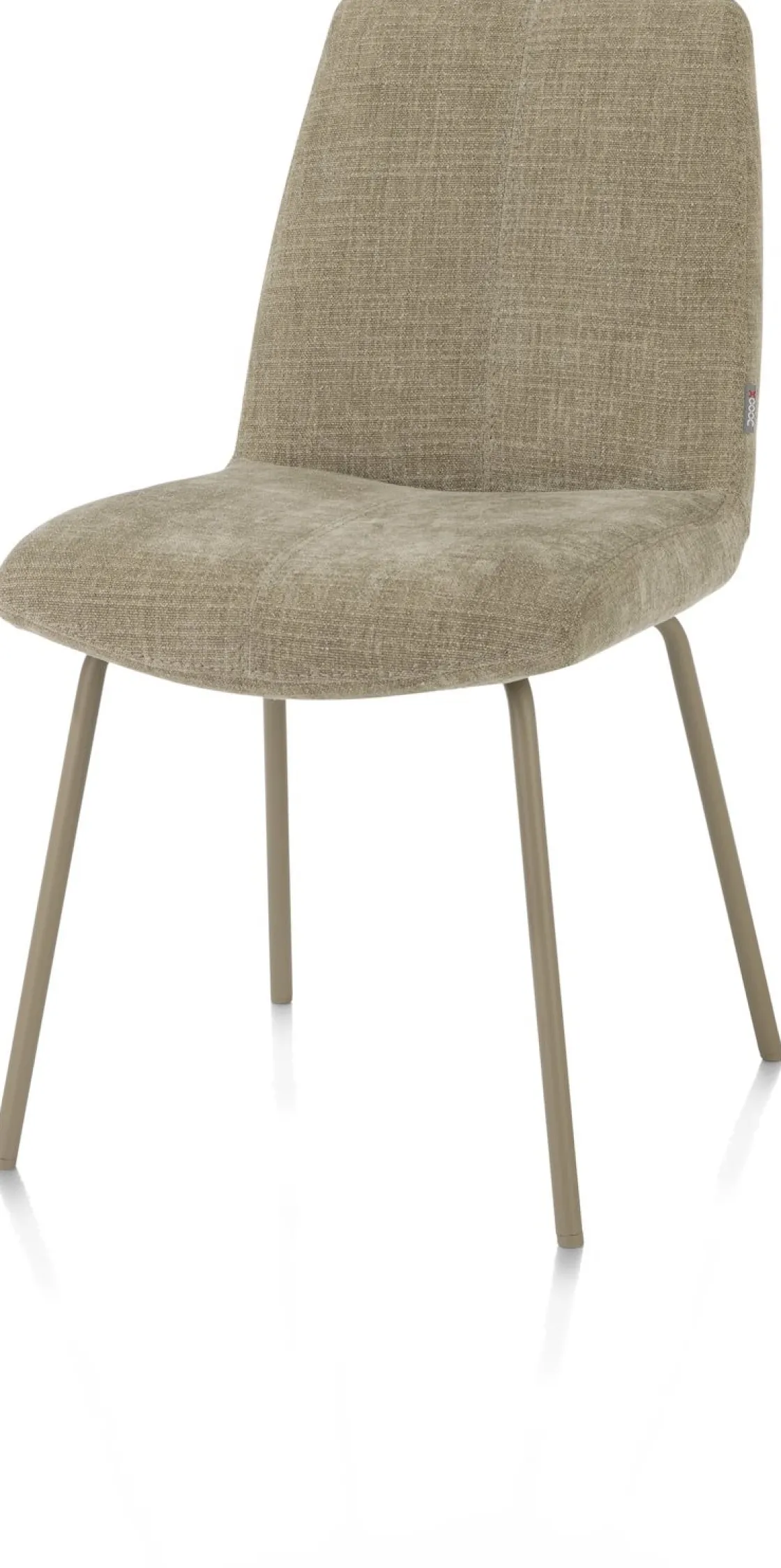 XOOON Filipo eetkamerstoel stof Cadiz in de kleur Olijf -^ Eetkamerstoelen