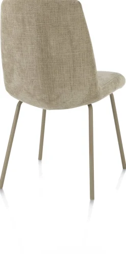 XOOON Filipo eetkamerstoel stof Cadiz in de kleur Olijf -^ Eetkamerstoelen
