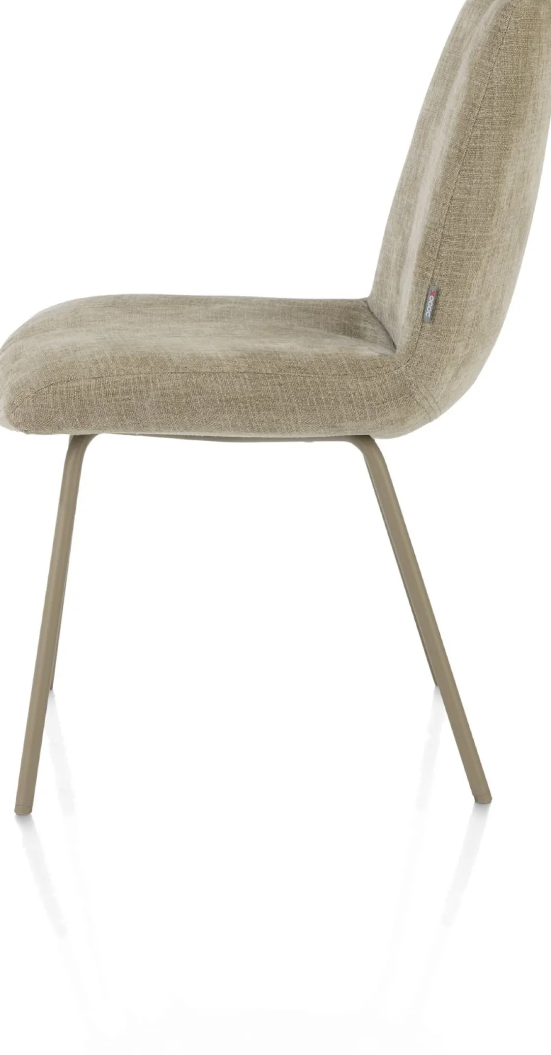 XOOON Filipo eetkamerstoel stof Cadiz in de kleur Olijf -^ Eetkamerstoelen