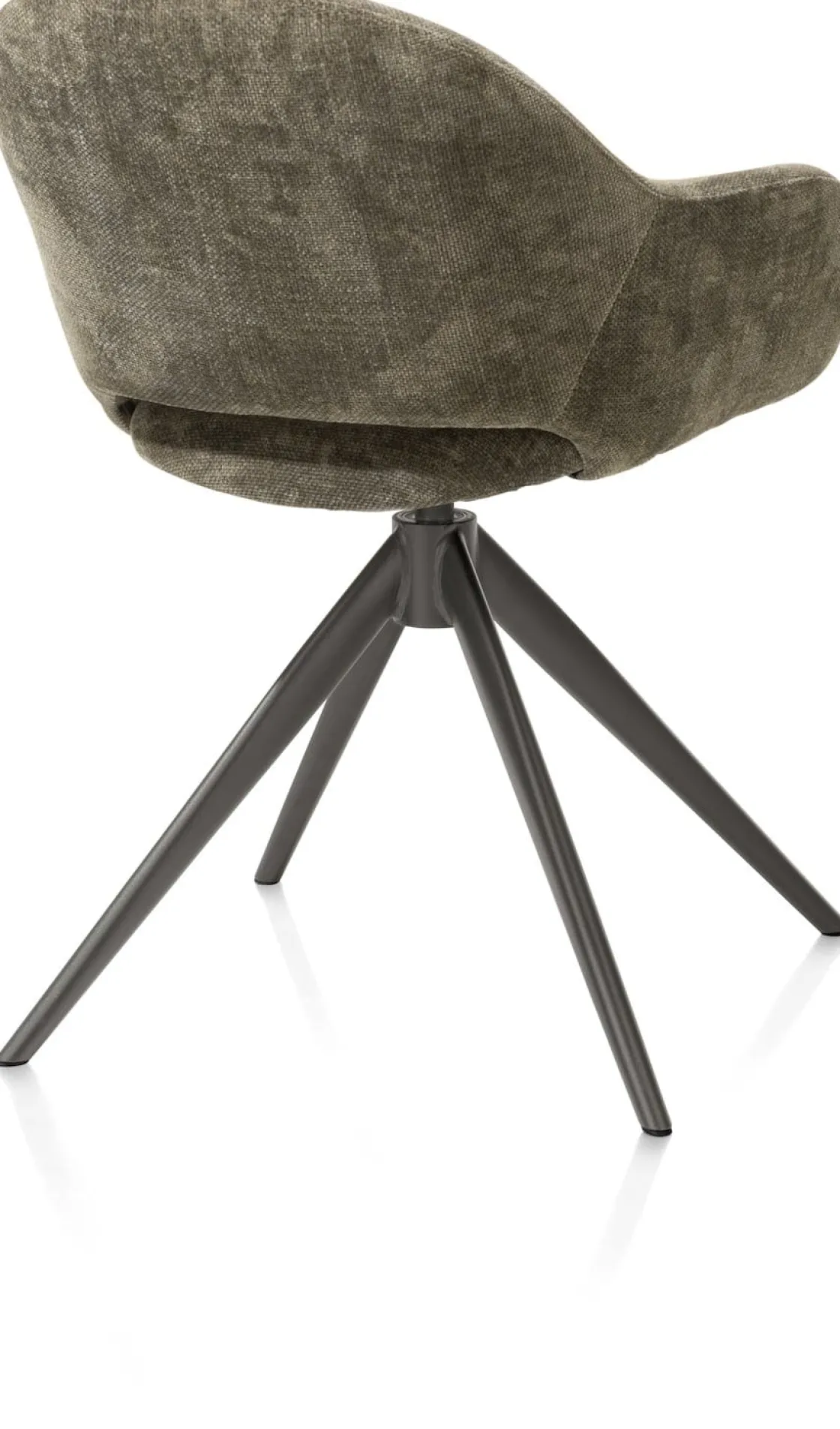 XOOON FINN armstoel terugdraai - stof Livigno - donkergroen^ Armstoelen