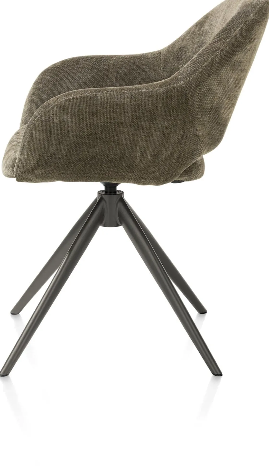 XOOON FINN armstoel terugdraai - stof Livigno - donkergroen^ Armstoelen
