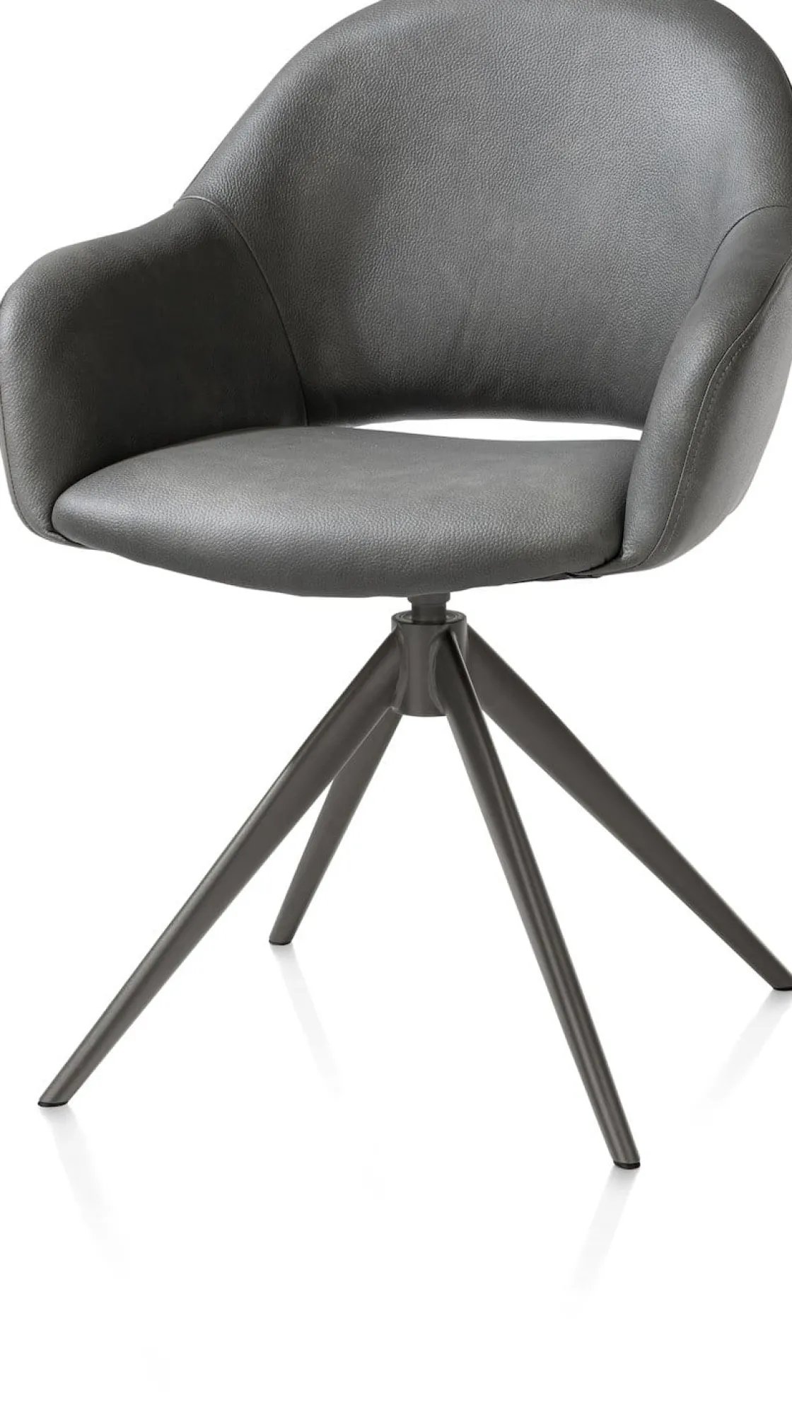 XOOON Finn, armstoel terugdraai - graphiet frame - stof Pala - Groen^ Armstoelen