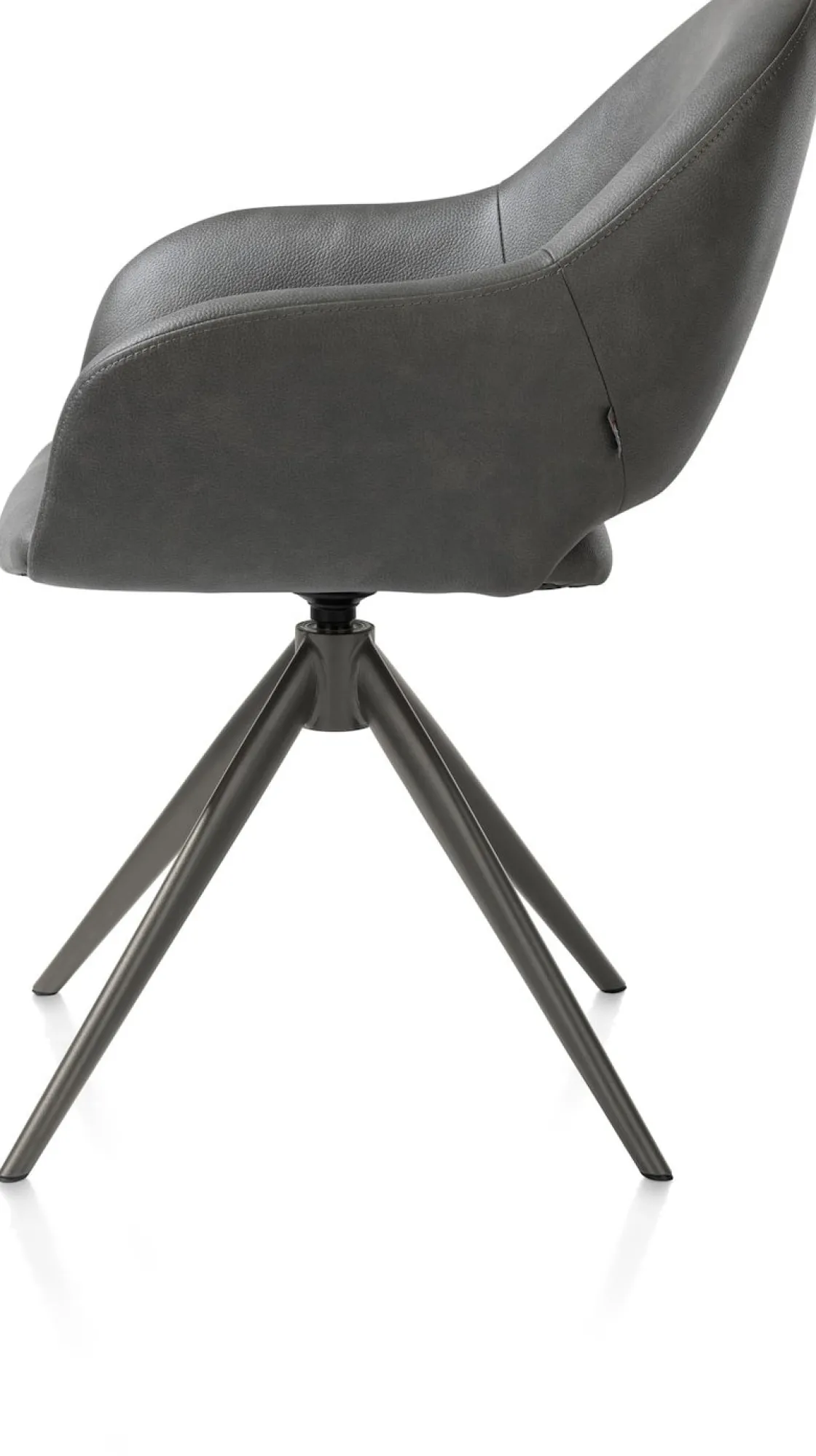 XOOON Finn, armstoel terugdraai - graphiet frame - stof Pala - Groen^ Armstoelen