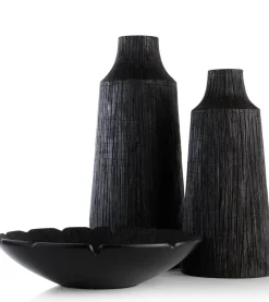XOOON Finn schaal D39cm in de kleur Zwart - COCOmaison^ Woonaccessoires