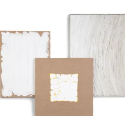 XOOON Finn schilderij 70x70cm in de kleur Naturel - COCOmaison^ Wanddecoraties|Woonaccessoires