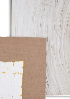 XOOON Finn schilderij 70x70cm in de kleur Naturel - COCOmaison^ Wanddecoraties|Woonaccessoires