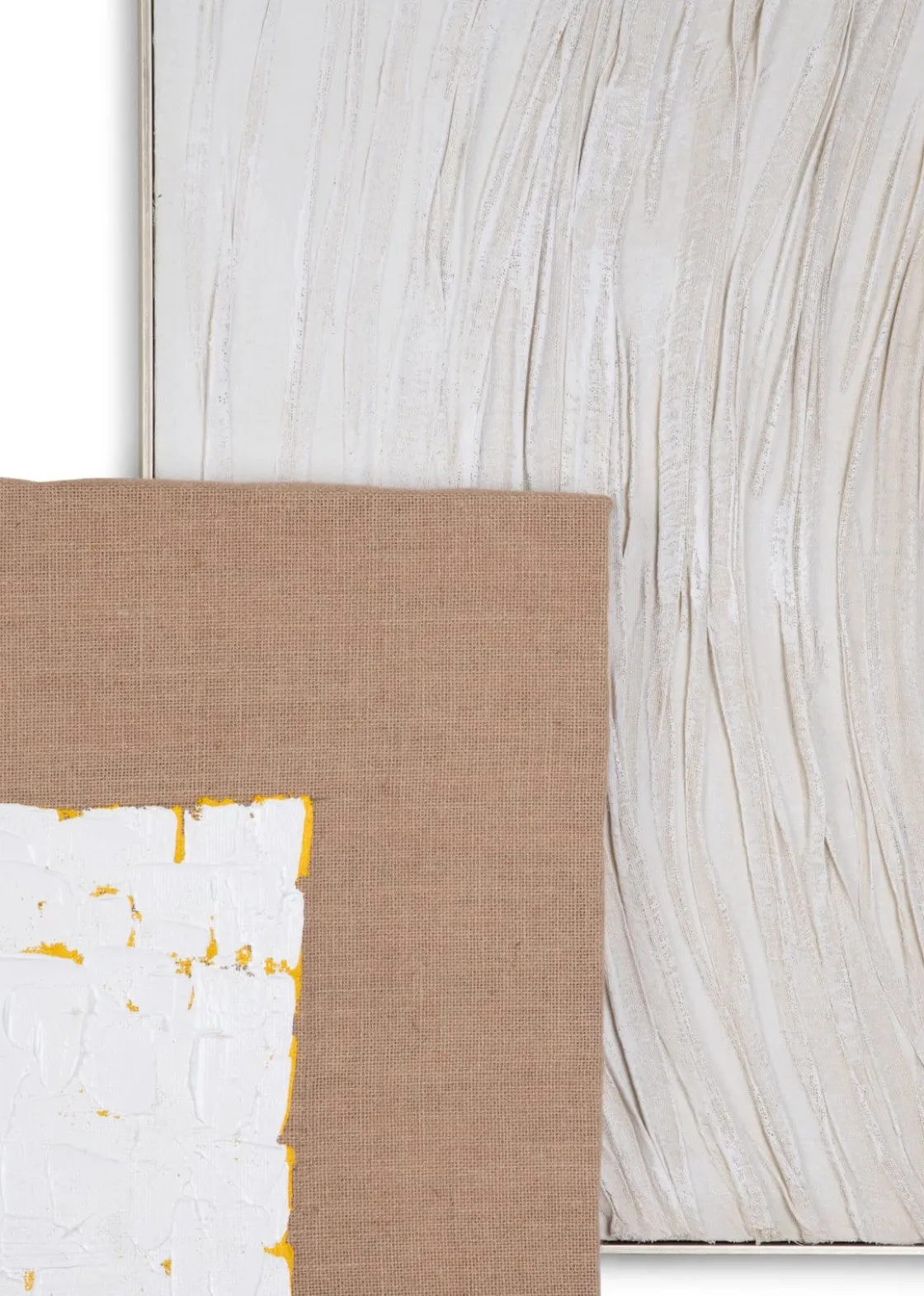 XOOON Finn schilderij 70x70cm in de kleur Naturel - COCOmaison^ Wanddecoraties|Woonaccessoires