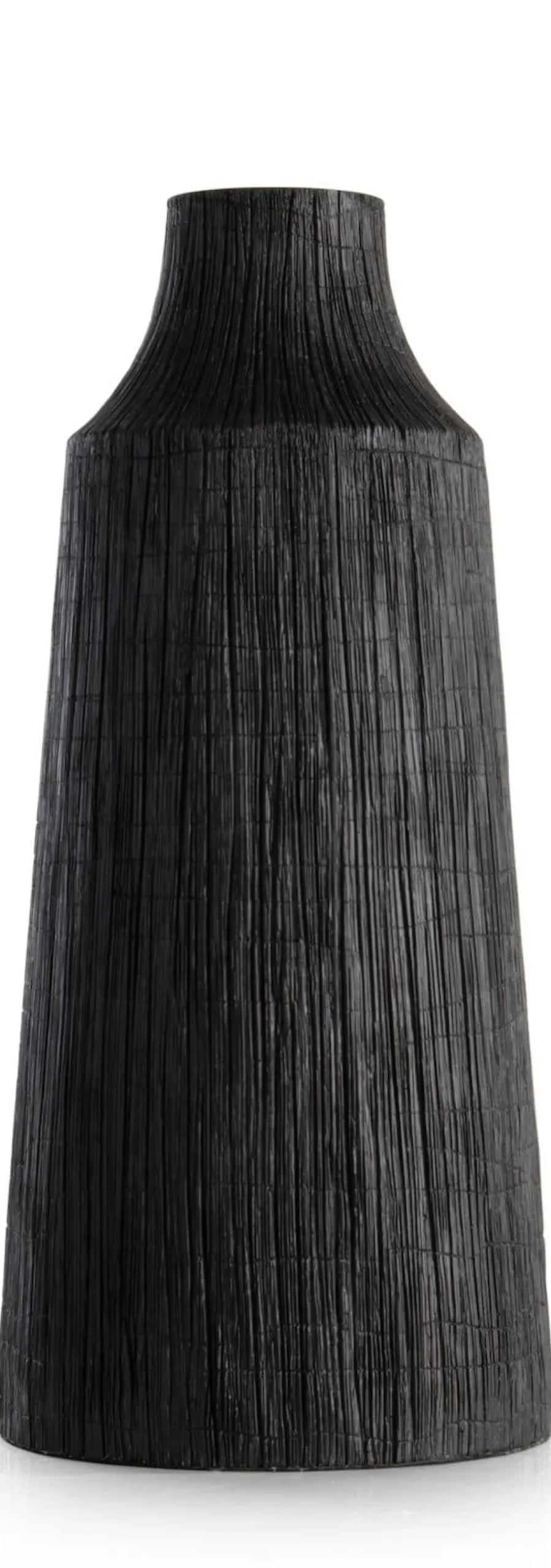 XOOON Finn vaas H50cm in de kleur Zwart - COCOmaison^ Woonaccessoires