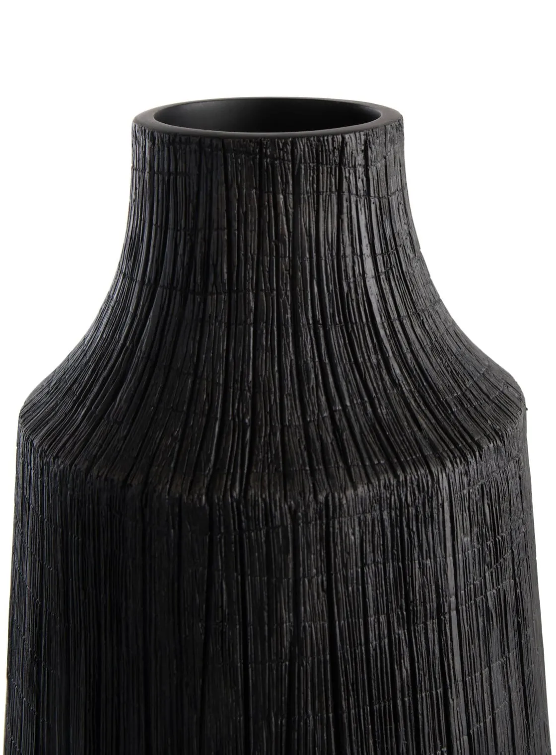 XOOON Finn vaas H50cm in de kleur Zwart - COCOmaison^ Woonaccessoires