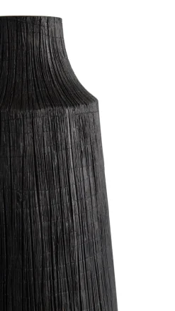 XOOON Finn vaas H50cm in de kleur Zwart - COCOmaison^ Woonaccessoires