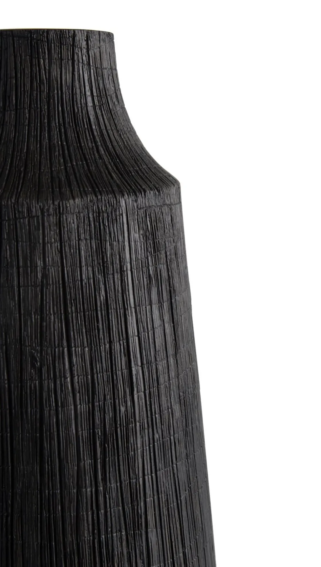 XOOON Finn vaas H50cm in de kleur Zwart - COCOmaison^ Woonaccessoires
