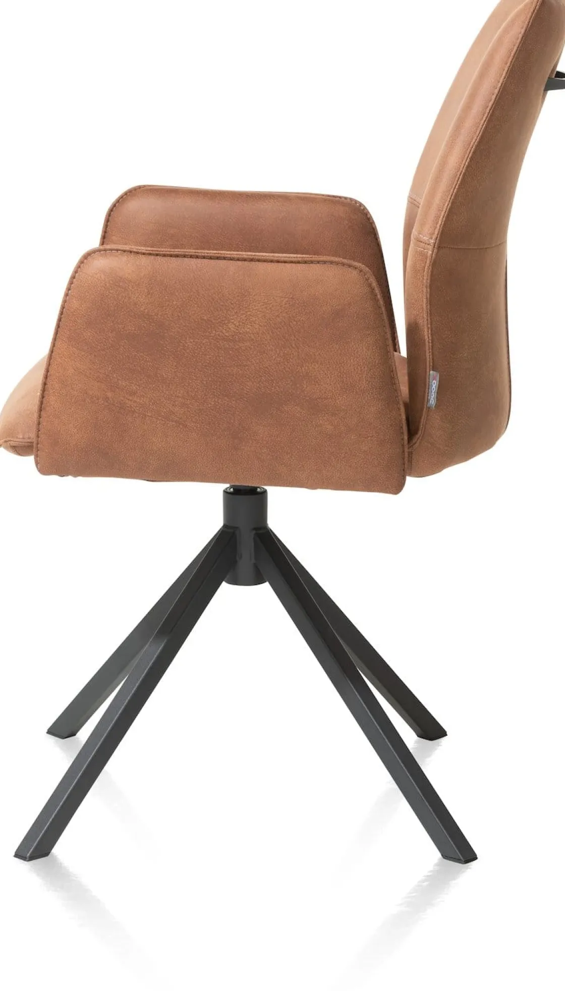 XOOON FRANKY armstoel - pocketveringvering - Taurus - cognac^ Armstoelen