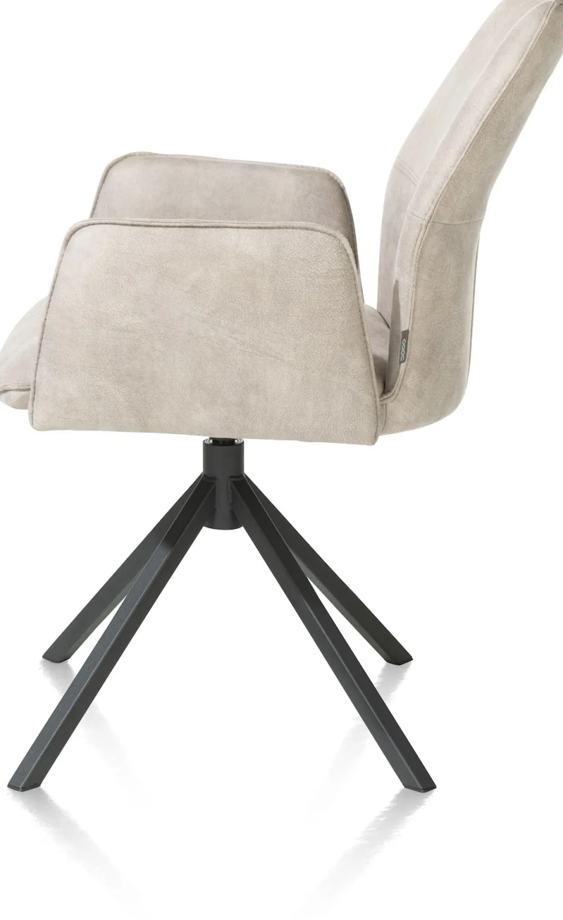 XOOON FRANKY armstoel - vast - greep - pocketveringvering - kiezel^ Armstoelen
