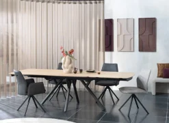 XOOON FRANKY armstoel - vast - greep - pocketveringvering - zwart^ Armstoelen