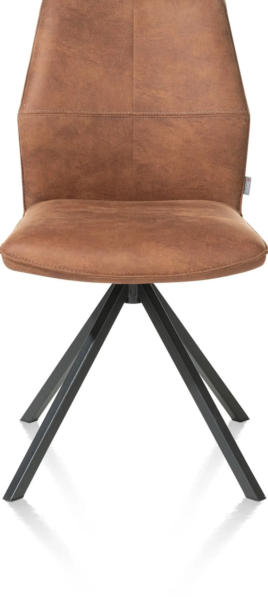 XOOON FRANKY eetkamerstoel - draaibaar - cognac^ Eetkamerstoelen