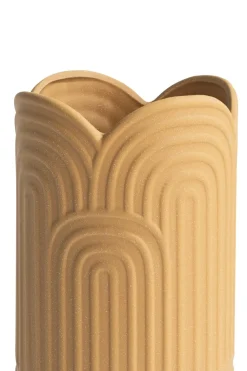 XOOON Gia vaas H35cm in kleur Okergeel shop je bij COCOmaison^ Woonaccessoires