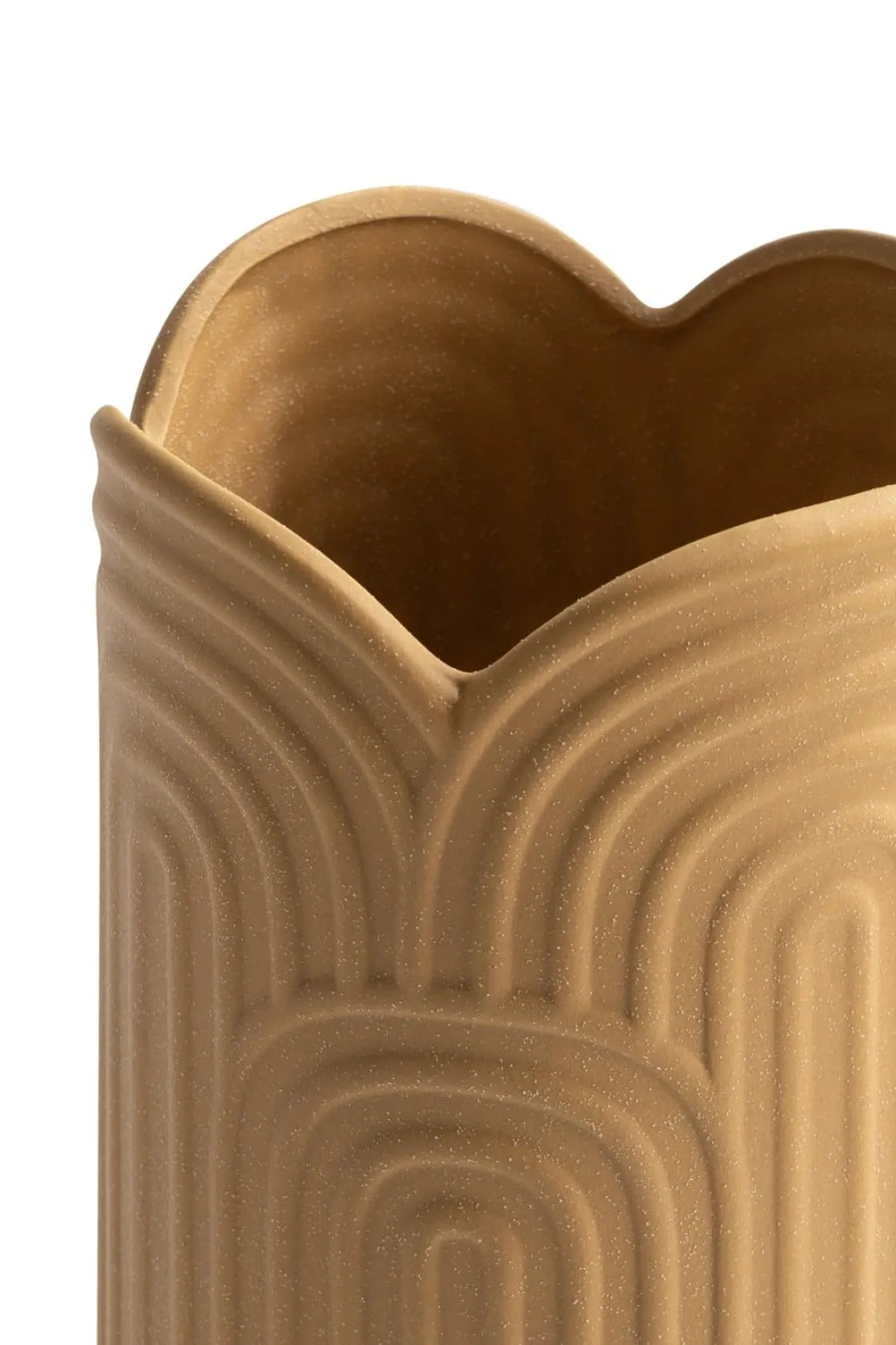 XOOON Gia vaas H35cm in kleur Okergeel shop je bij COCOmaison^ Woonaccessoires