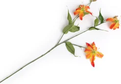 XOOON Gloriosa Spray kunstbloem (H90cm) in de kleur Oranje^ Woonaccessoires
