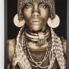 XOOON Hamar Woman schilderij 75x125cm in de kleur Multi Color^ Wanddecoraties|Woonaccessoires