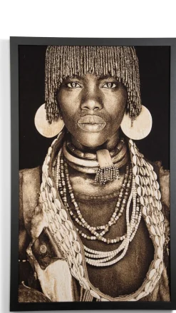 XOOON Hamar Woman schilderij 75x125cm in de kleur Multi Color^ Wanddecoraties|Woonaccessoires