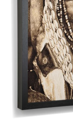 XOOON Hamar Woman schilderij 75x125cm in de kleur Multi Color^ Wanddecoraties|Woonaccessoires